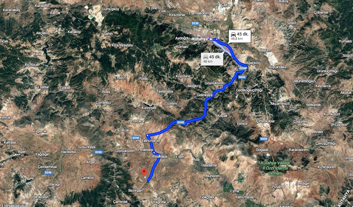 KÜTAHYA ASLANAPA KARADEGİN TARLAMIZ  1.537 M² TARLA    SATILIKTIR. - KÜTAHYA ASLANAPA fotoğraf 6